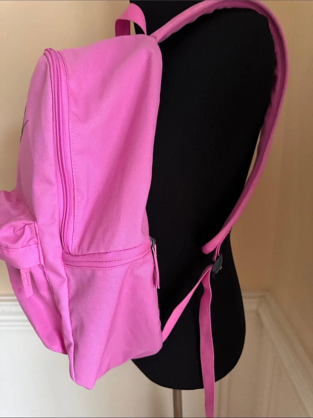 Nike Heritage 2.0 Hot Pink Backpack with Black Swoosh